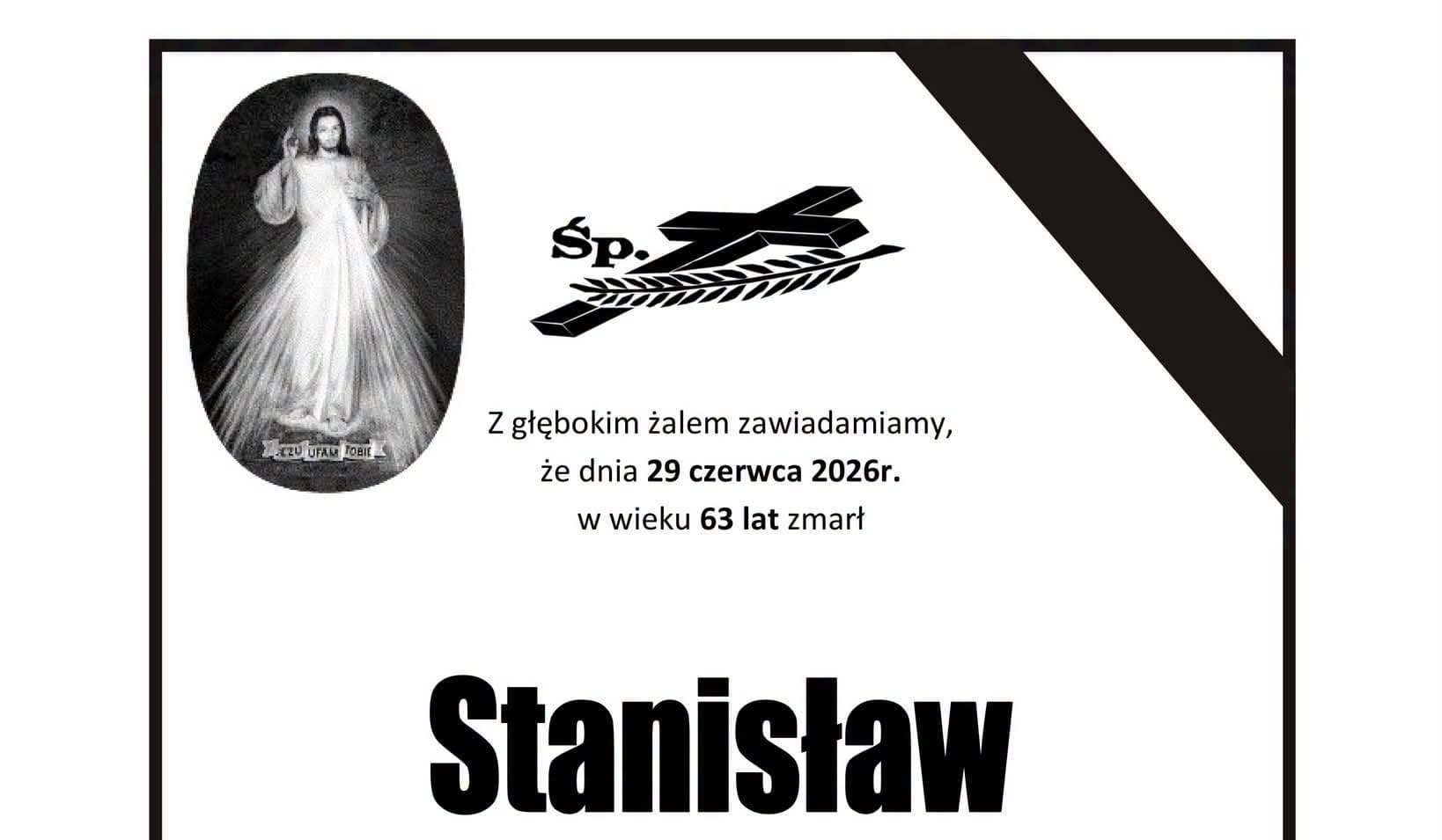 Zmarł Stanisław Rusnarczyk. Uroczystości pogrzebowe odbędą się w Łącku