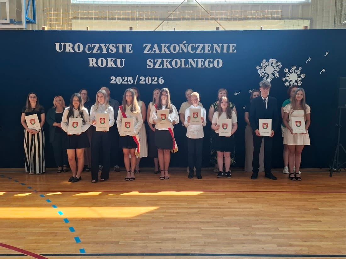 Stypendyści Wójta Gminy Drelów odebrali nagrody pieniężne