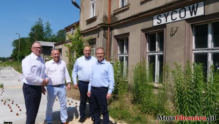 Kolej w Sycowie? Wizyta wiceprezesa PKP