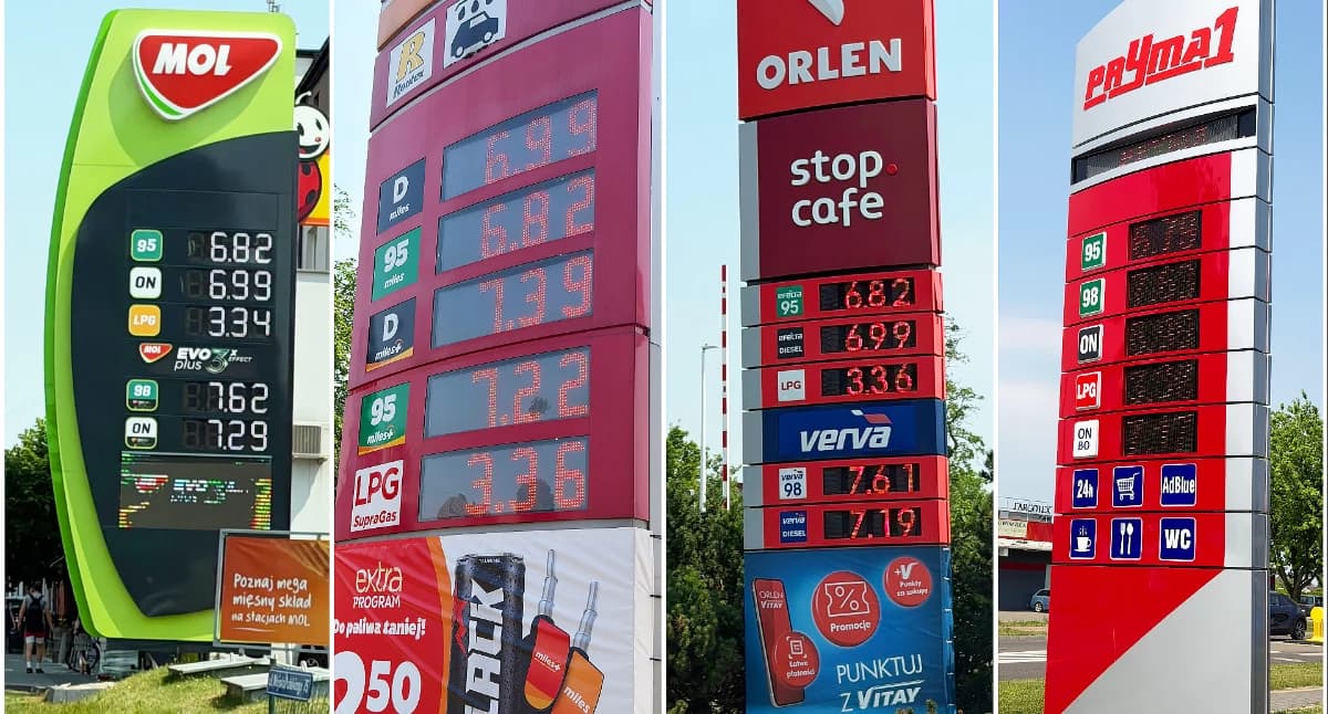 Koniec rządowej tarczy na stacjach. W Łomży za litr płacimy już prawie 7 złotych