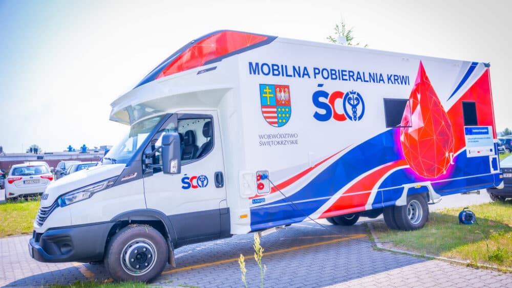 Diagnostyka przyjedzie do pracy. Świętokrzyskie ma Mobilną Pobieralnię Krwi
