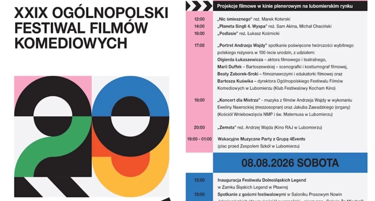 XXIX Ogólnopolski Festiwal Filmów Komediowych w Lubomierzu