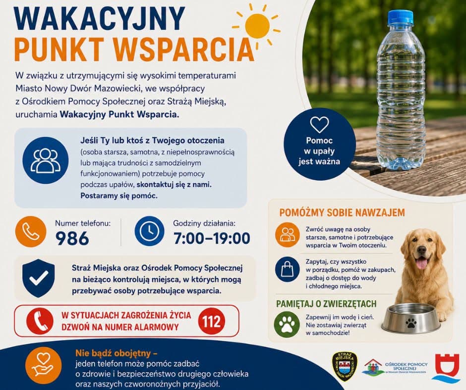 Uruchomili Wakacyjny Punkt Wsparcia