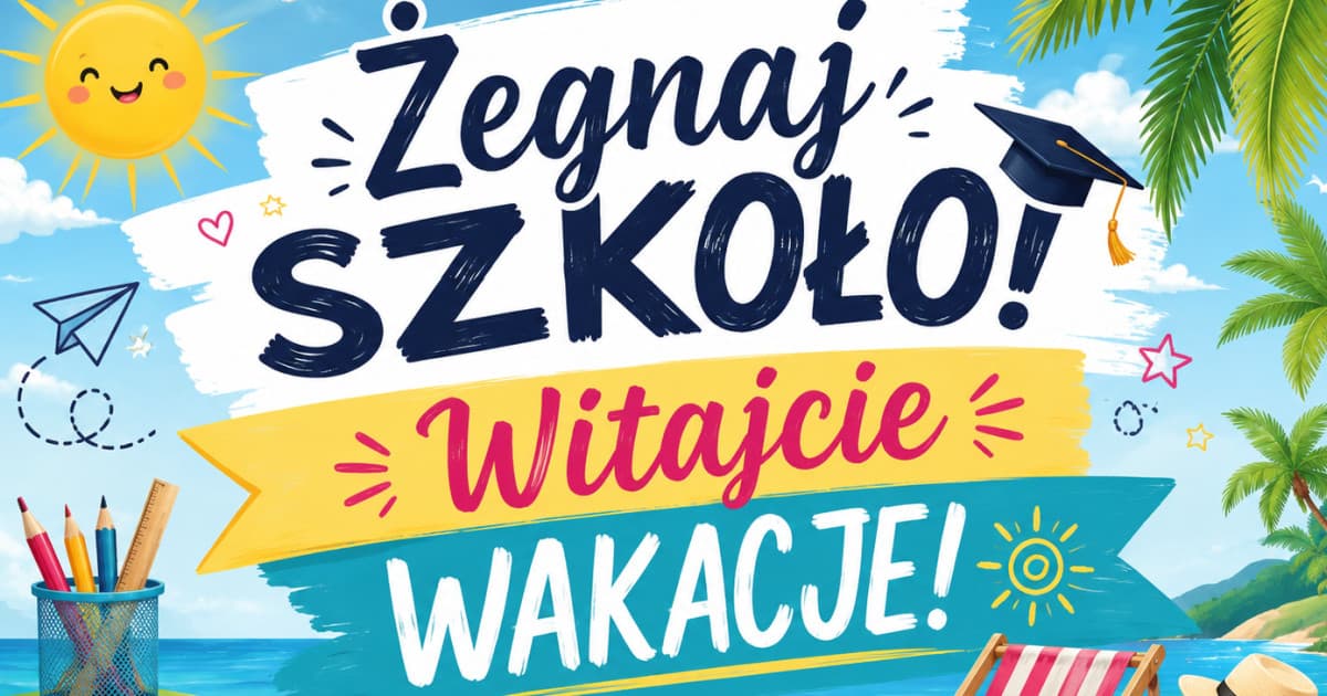Żegnaj szkoło! Witajcie wakacje!