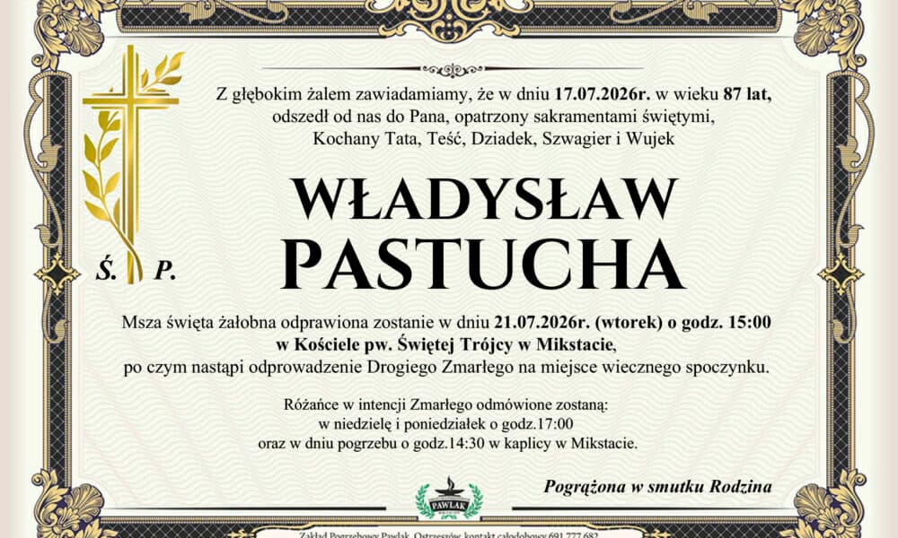 † Władysław Pastucha