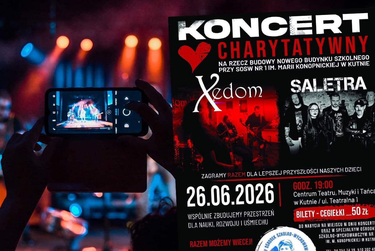 To nie będzie zwykły koncert. W Kutnie zbierają na budowę szkoły