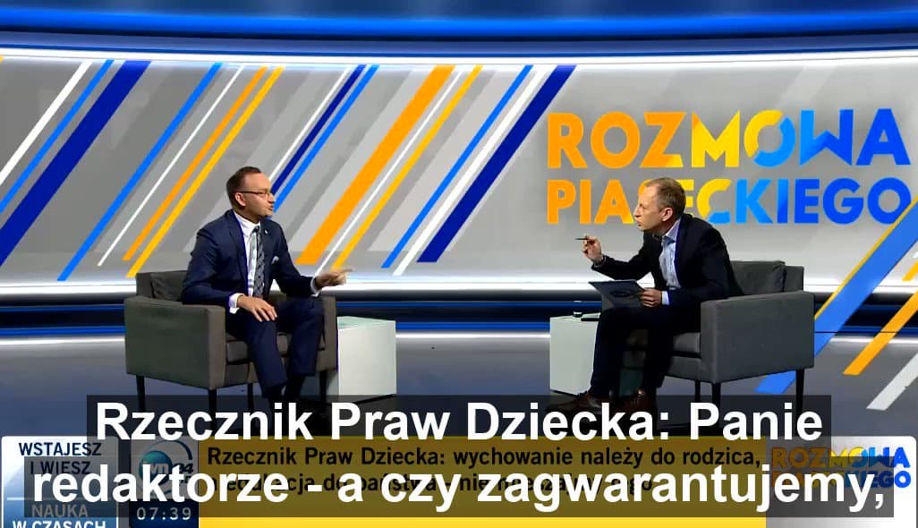 Rzecznik Praw Dziecka Mikołaj Pawlak: edukatorzy seksualni łapią rozchwiane dziecko i podają mu jakieś środki, by zmienić mu płeć. To już przestaje być cyniczna propaganda, a zaczyna się czyste szaleństwo. https://t.co/1pUWIespYc