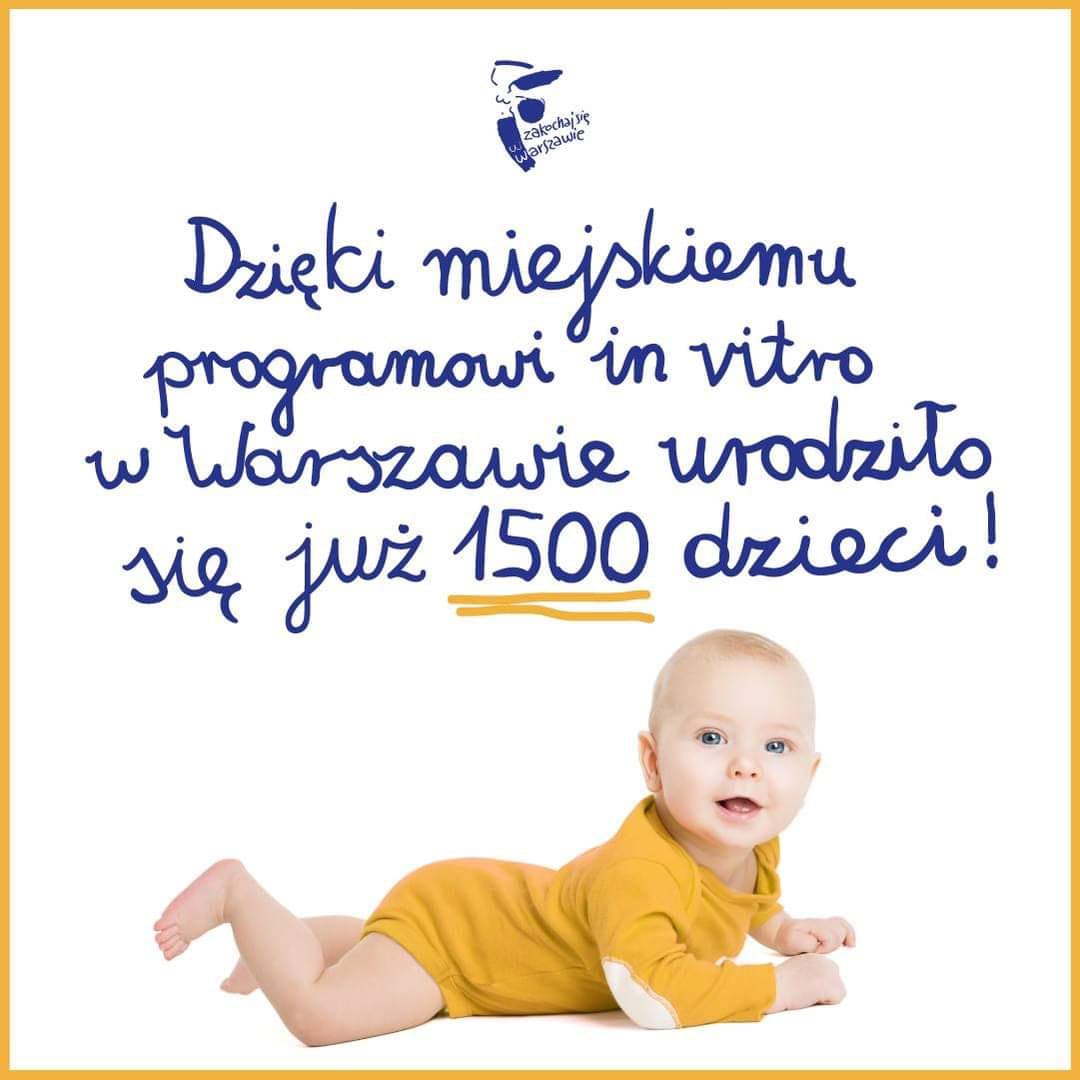 Dzięki miejskiemu programowi in vitro @warszawa powitała już 1500 maluszków❤️ https://t.co/wxva92CpPW