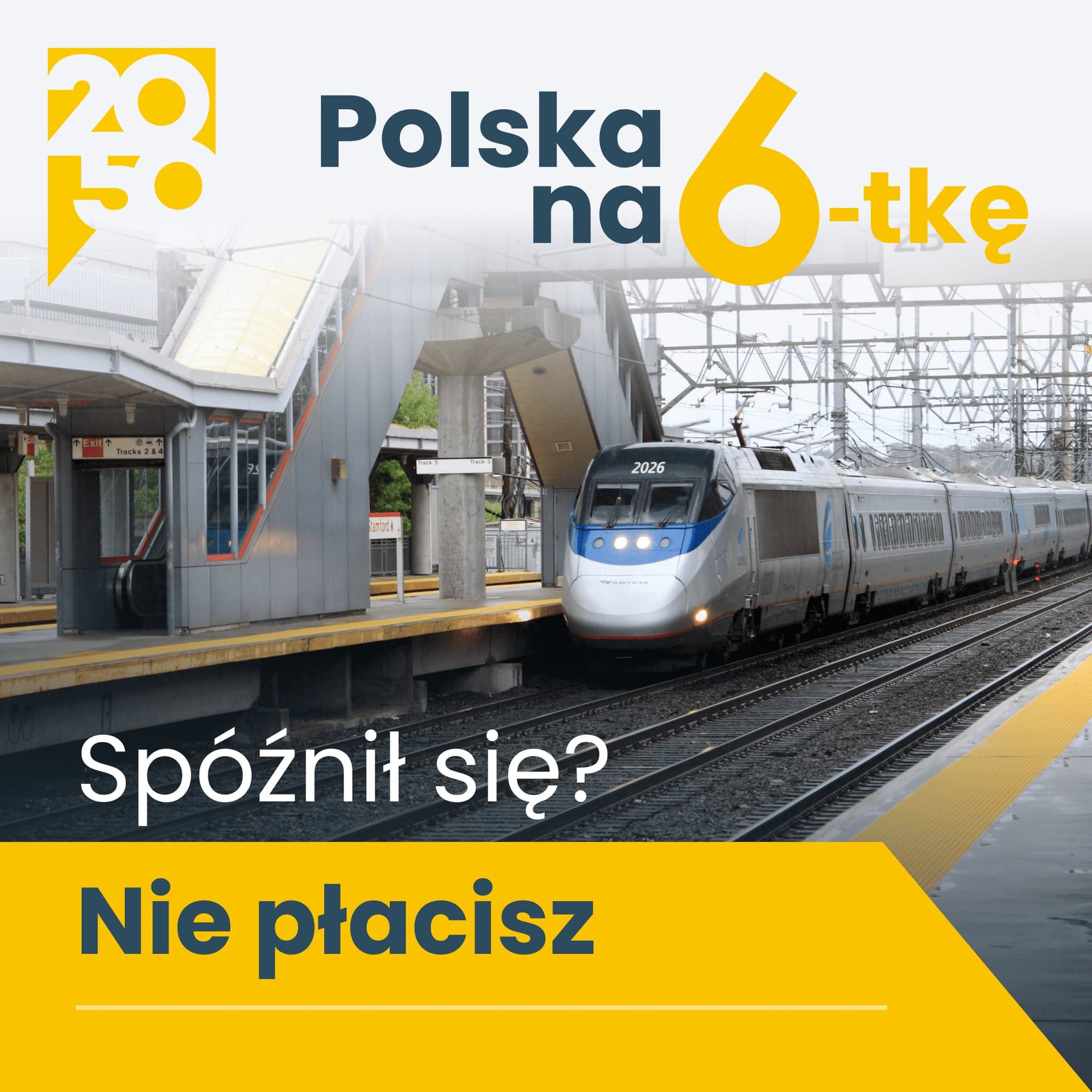 Jeżeli pociąg spóźnia się więcej niż 30 minut - chcemy, aby klient dostał zwrot za bilet. Skoro do rozkładu jazdy dostosowujemy spotkania, początek pracy czy wizytę u lekarza mamy prawo liczyć na punktualność. #wiemyjak #PolskaNa6tke @PL_2050 @PL2050Lodz https://t.co/CFE3gcA732