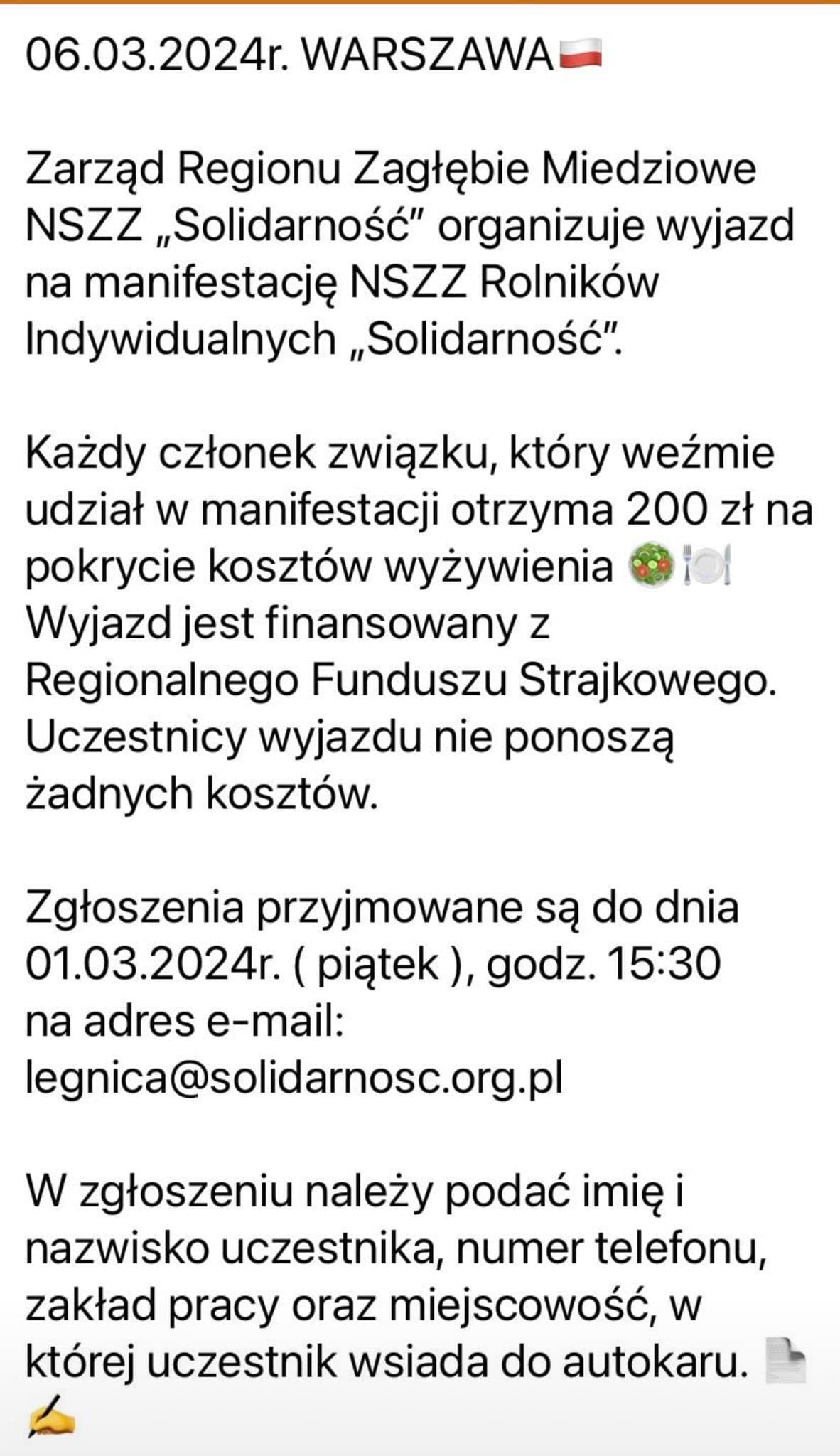 @DudaSolidarnosc Panie Przewodniczący @DudaSolidarnosc! Moje informacje pochodzą od związkowców, którzy przesłali mi poniższy screen. I wszystko jasne. https://t.co/VmXh3JYjpt