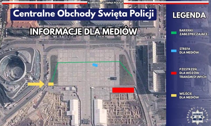 Centralne Obchody Święta Policji - informacje dla przedstawicieli mediów ❗️W związku z licznymi prośbami wydłużamy termin zgłoszeń akredytacyjnych na Centralne Obchody Święta Policji, które odbędą się 24 lipca o