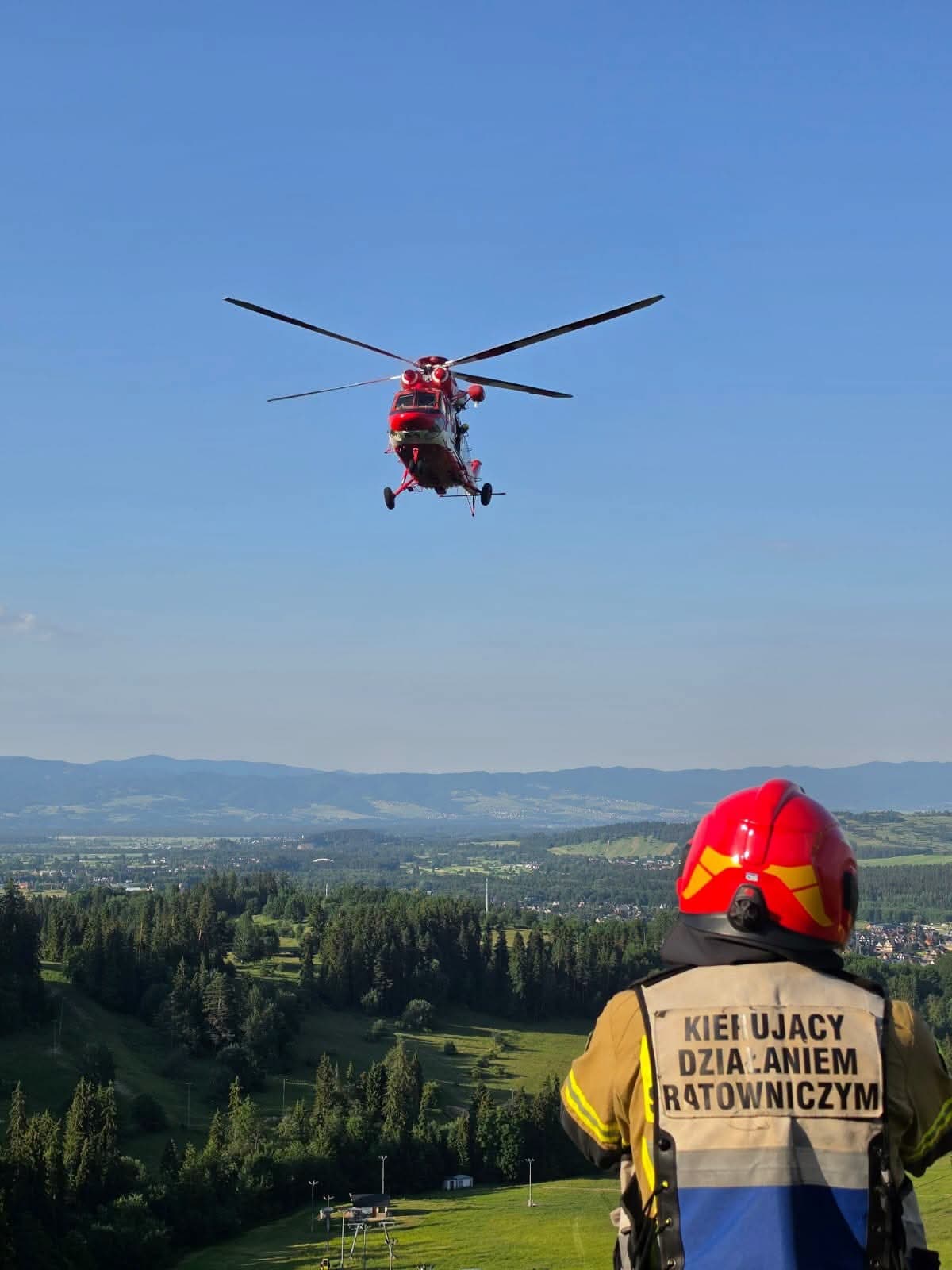 Wypadek na trasie rowerowej Białce Tatrzańskiej