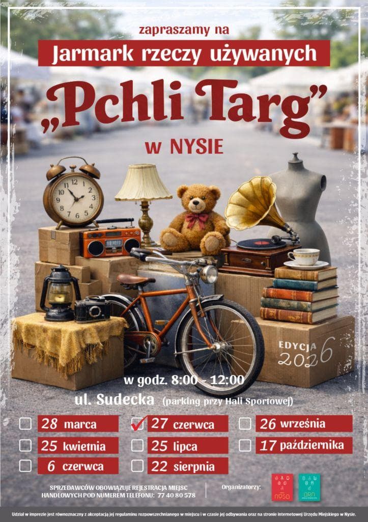 Pchli Targ wraca do Nysy! Już w sobotę 27 czerwca przy Hali Nysa.