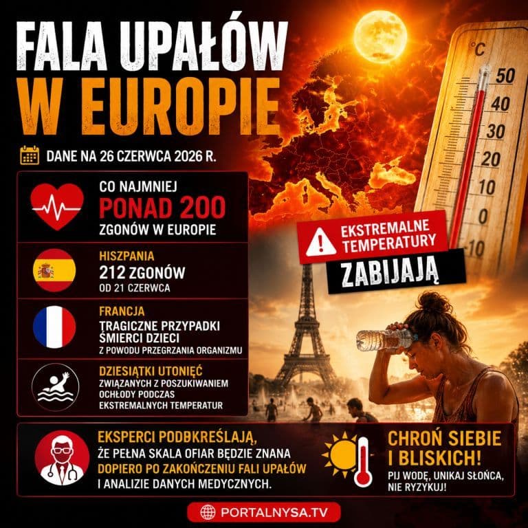 Fala upałów na świecie, w Europie i w Polsce. Temperatury będą jeszcze rosnąć. Rośnie liczba zgonów