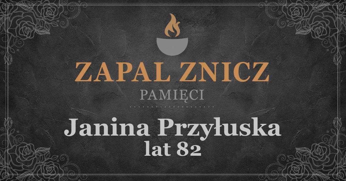 ŚPJanina Przyłuskażyła lat 82Zapalonych zniczy (7)
