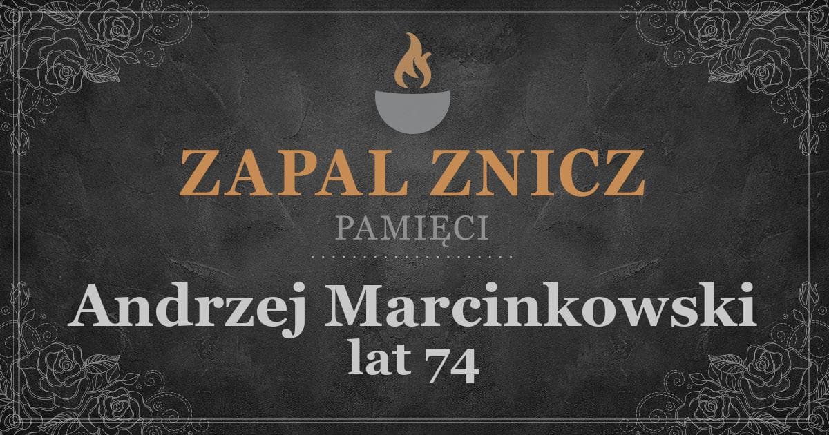 ŚPAndrzej Marcinkowskiżył lat 74Zapalonych zniczy (17)