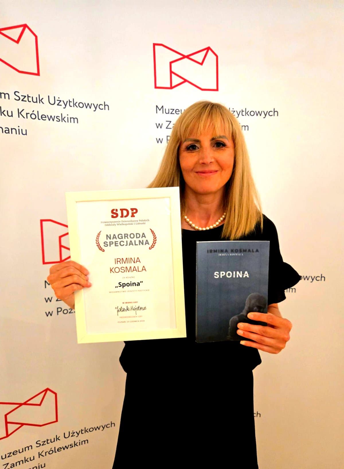 Irmina Kosmala z Nagrodą Specjalną za powieść „Spoina”!