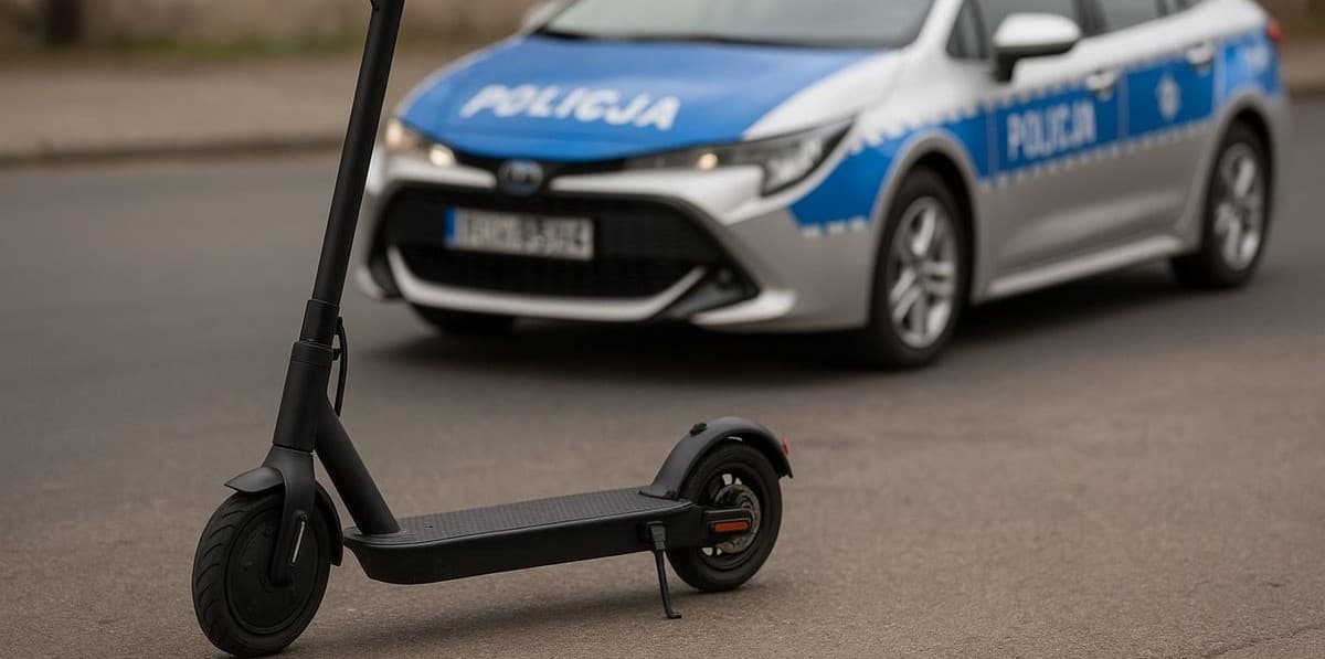 Wypadek w Łańcucie. Kierująca hulajnogą trafiła do szpitala