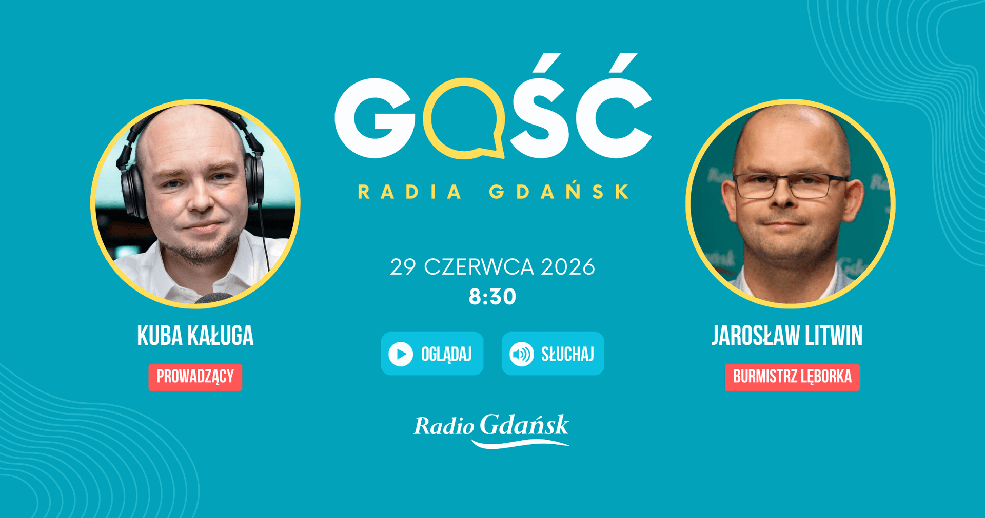 Gościem Radia Gdańsk będzie Jarosław Litwin, burmistrz Lęborka