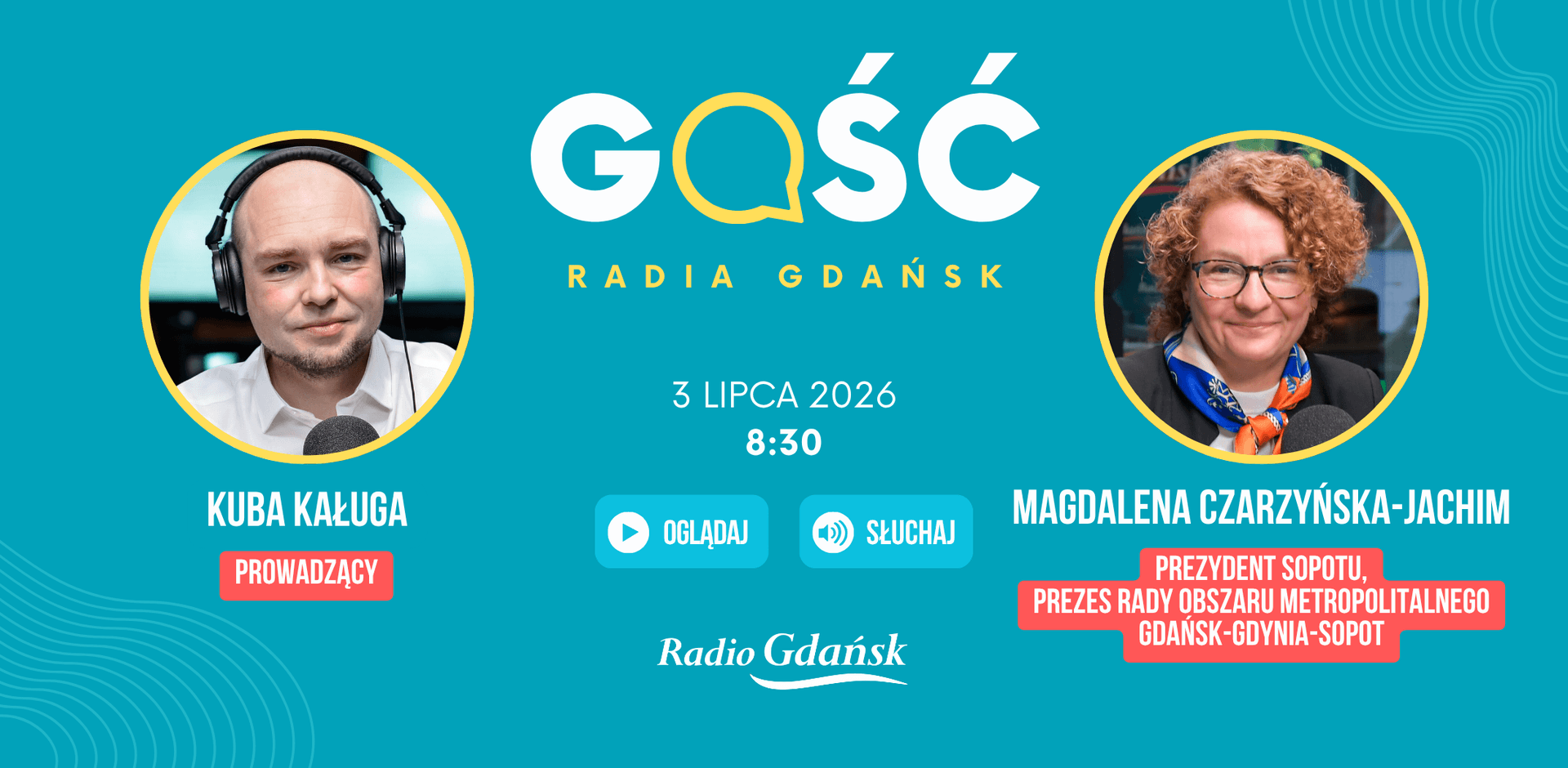 Gościem Radia Gdańsk będzie Magdalena Czarzyńska-Jachim, prezydent Sopotu