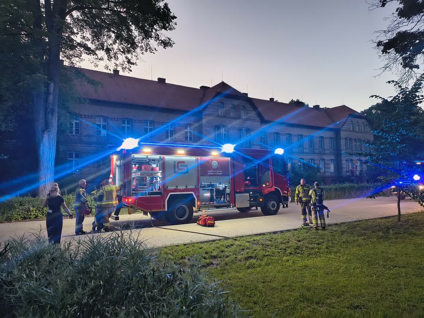 Pożar w DPS przy ul. Walczaka