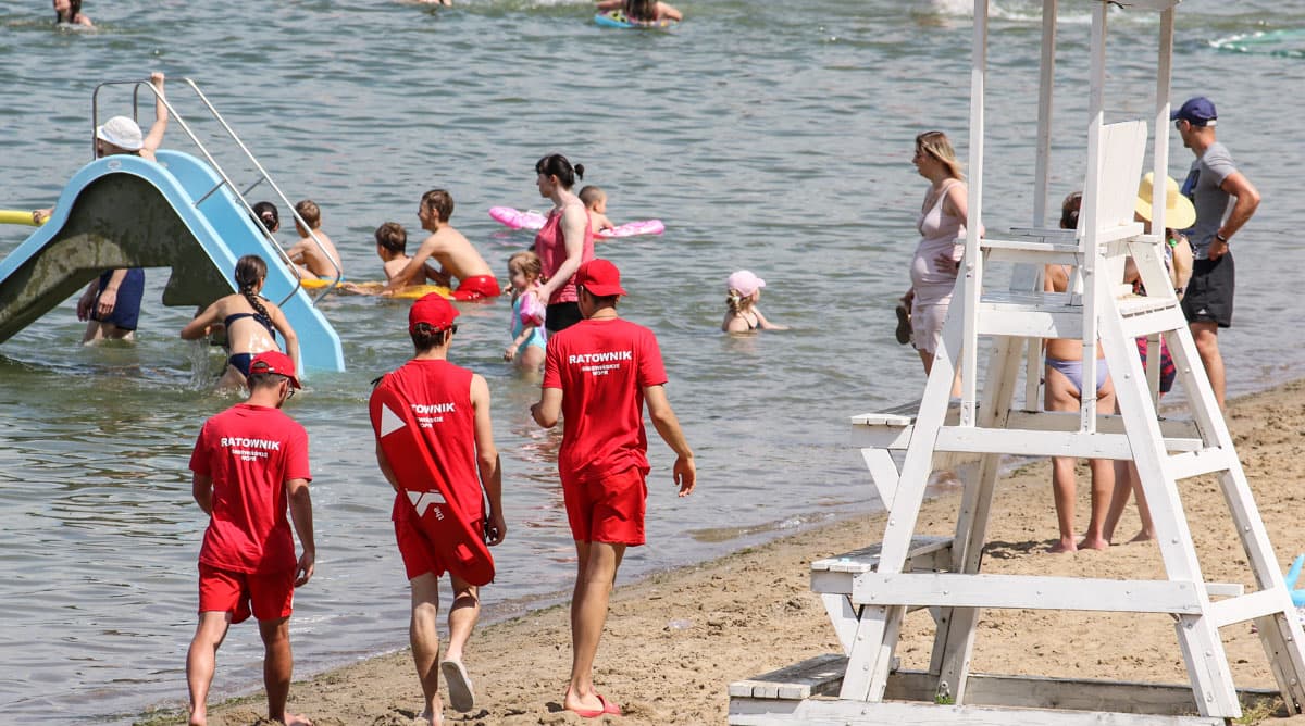 Ruszył sezon kąpielowy w Olsztynie. Cztery strzeżone plaże gotowe na lato