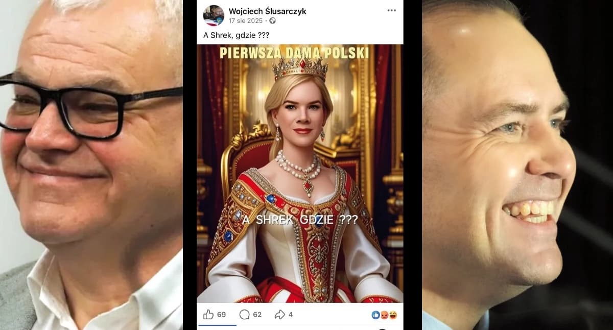 [NEWS GR] Prezydent Nawrocki Shrekiem obrażony. Prokuratura stawia zarzuty znieważenia prezydenta Wojciechowi Ślusarczykowi. Bo porównał go do bohatera bajki 1