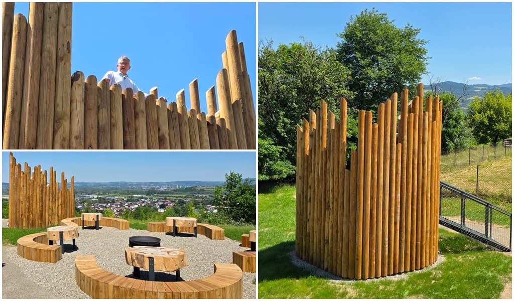 Stąd oglądać można już panoramę Starego Sącza