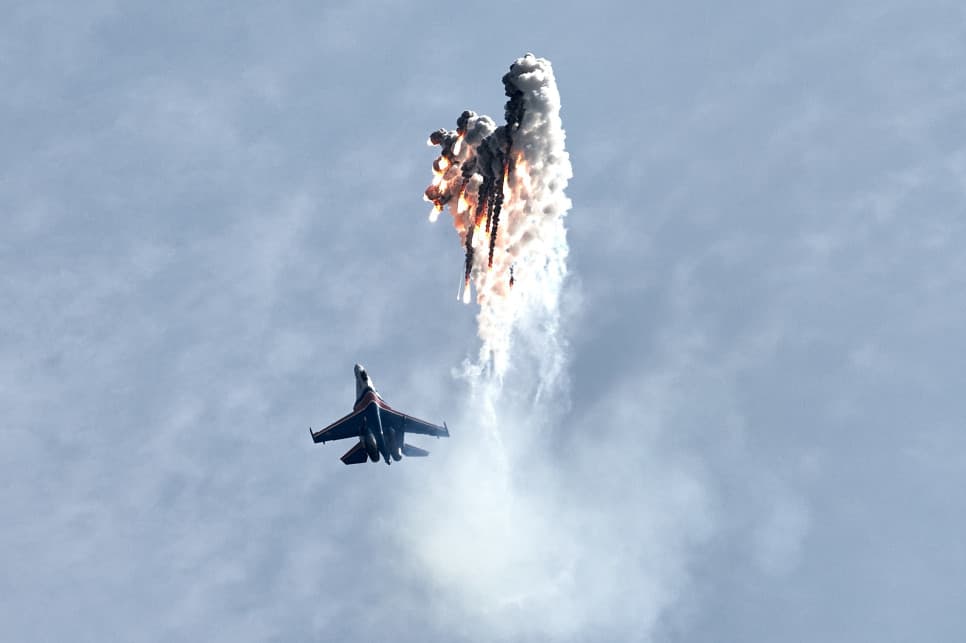 „Wyeliminowano rosyjskiego terrorystę powietrznego”. Su-35 zestrzelony