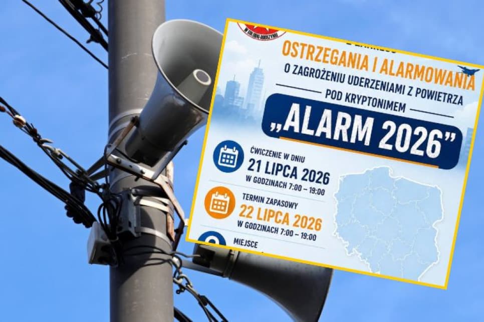 W całej Polsce zawyją syreny. Ruszają ćwiczenia „ALARM 2026”