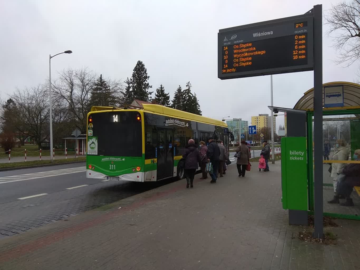 Komunikaty głosowe w języku angielskim w autobusach MZK