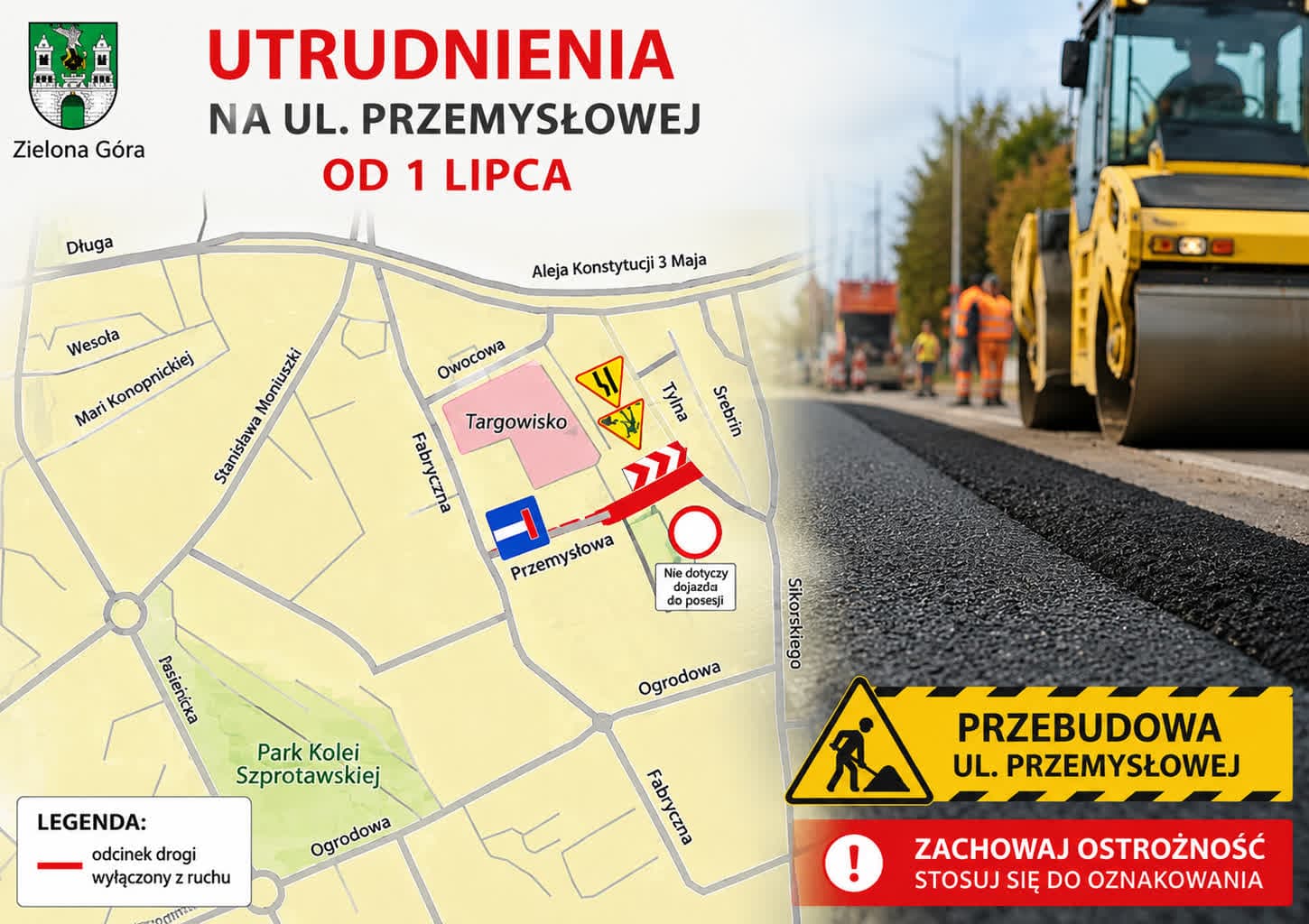 Przemysłowa do przebudowy. Będą utrudnienia