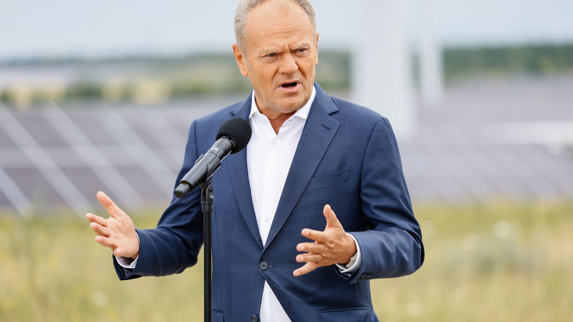 To jedna z największych takich farm w Europie. Tusk zabrał głos w Kleczewie