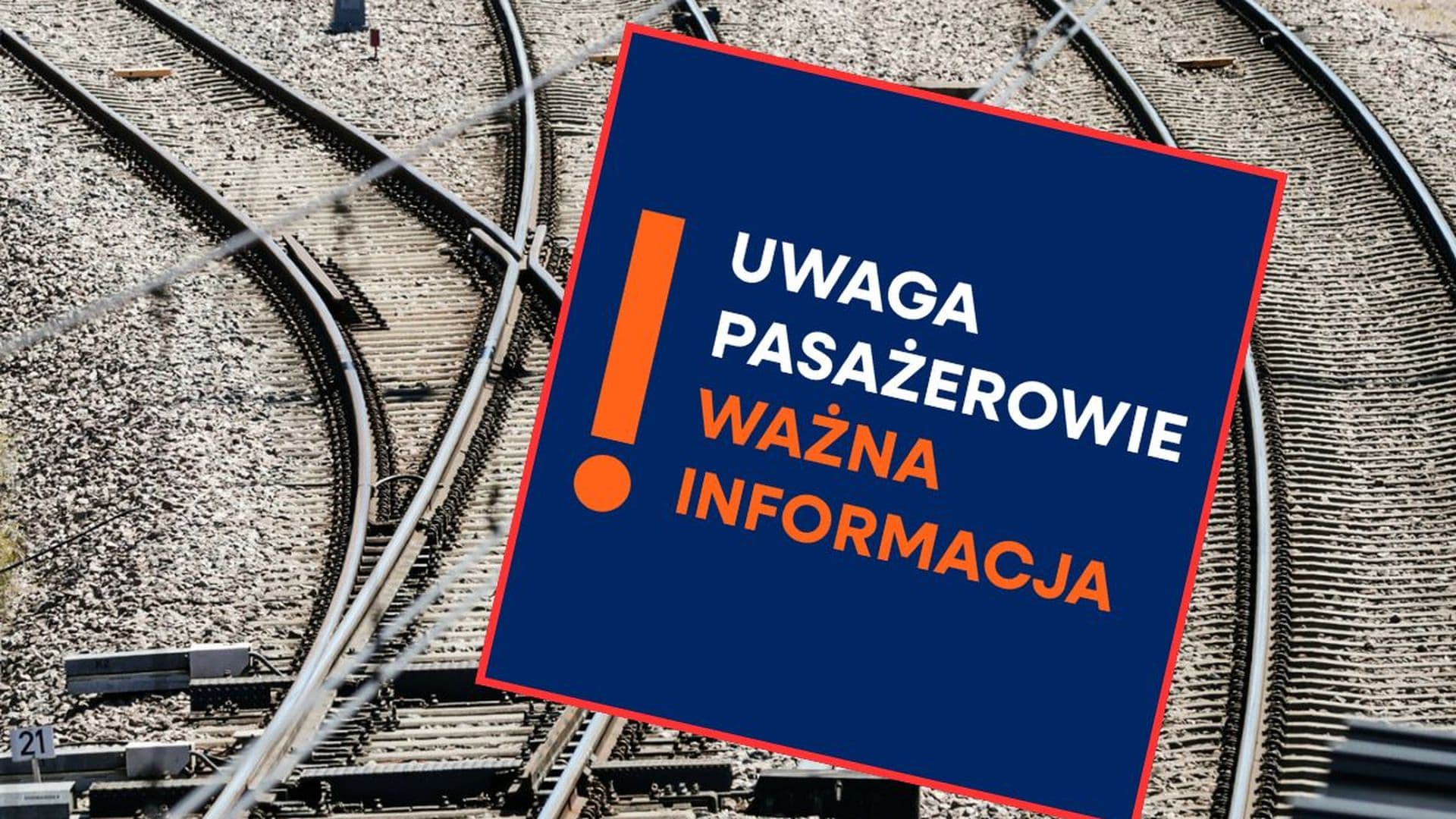 PKP ostrzega pasażerów. Wydano pilny komunikat. „Ruch może zostać wstrzymany”