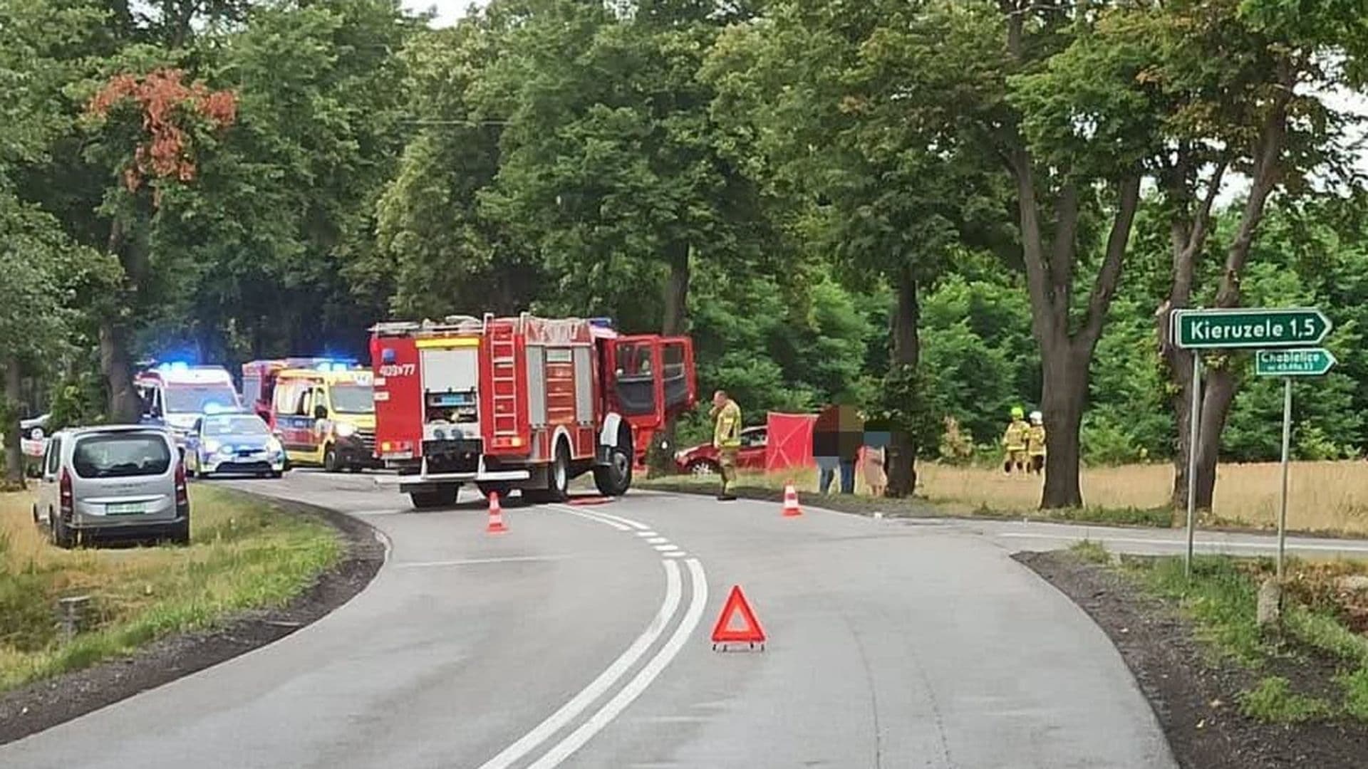 Tragiczny wypadek w Chabielicach. Nie żyje 13-letni chłopiec