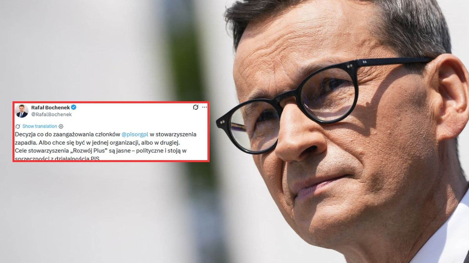 PiS uderza w stowarzyszenie Morawieckiego. Nie ma szans na zgodę. „Decyzja zapadła”
