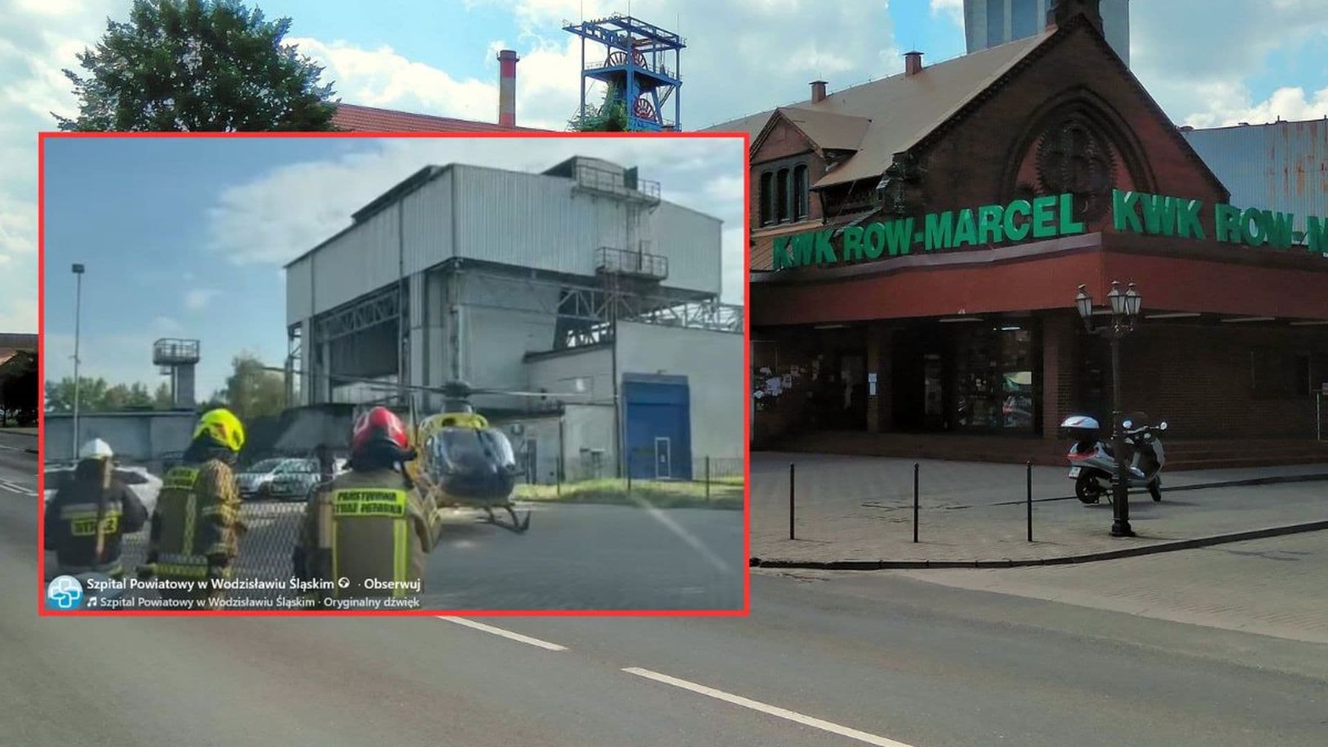 Wypadek na ścianie w kopalni na Śląsku. Śmigłowiec LPR lądował po górnika