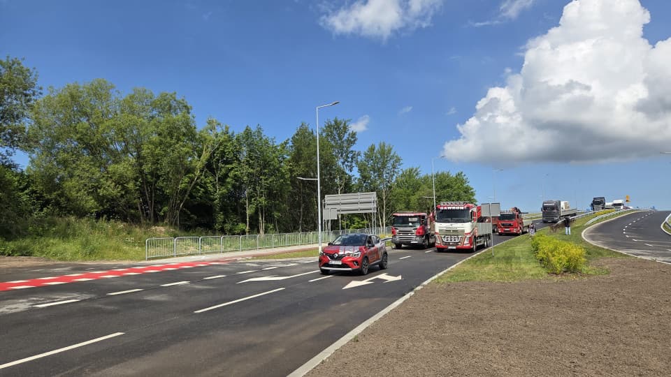 , 14:08 KOSZALIN Wiadukt nad torami między ul. BOWiD a Szczecińską już otwarty