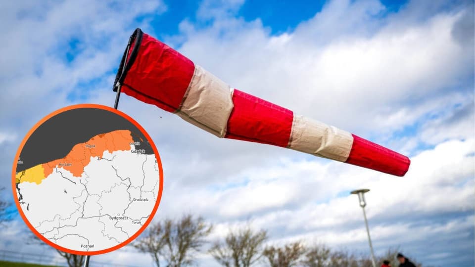 Ostrzeżenia drugiego stopnia dla regionu. Wiatr w porywach osiągnie 90 km/h