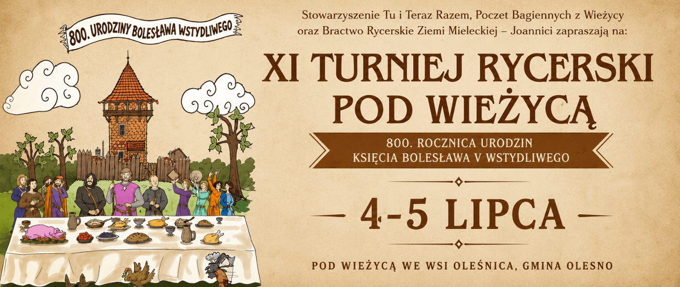 Zapraszamy na XI Turniej Rycerski pod Wieżycą w Oleśnicy