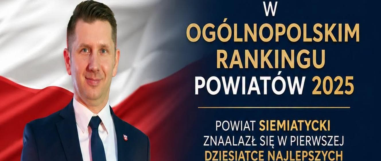 Powiat Siemiatycki w TOP 10 w Polsce