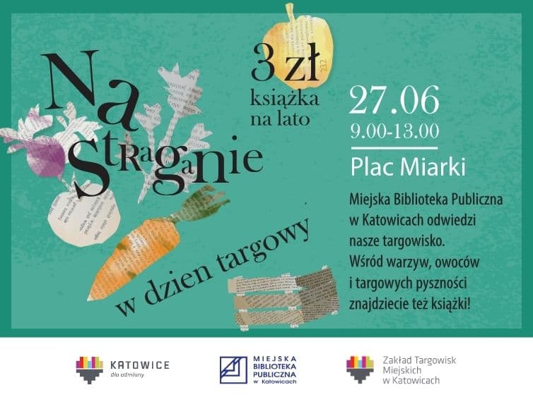 Na straganie w dzień targowy… można kupić też książki za 3 zł. Lotny Antykwariat MBP zawita na Plac Miarki w Katowicach