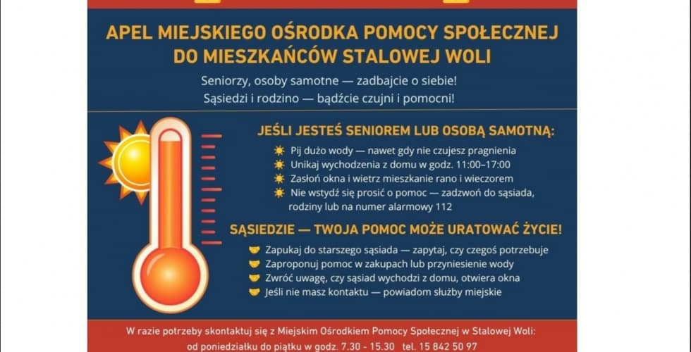 Ekstremalne upały! Wydano specjalny APEL