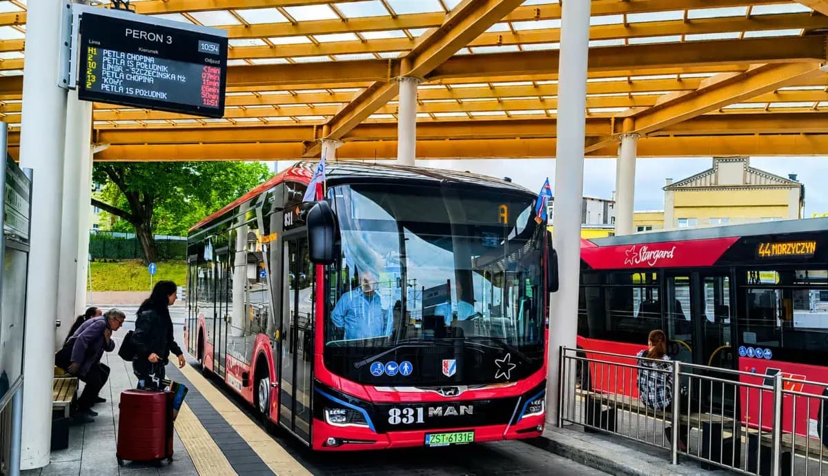 Nowe elektryczne autobusy w końcu wyjechały na ulice w Stargardzie