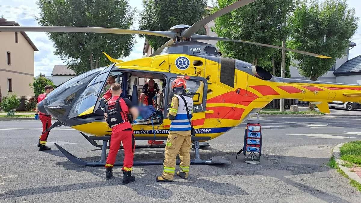 Województwo lubelskie: Małe dziecko wypadło z 3. piętra bloku. Interweniował śmigłowiec LPR