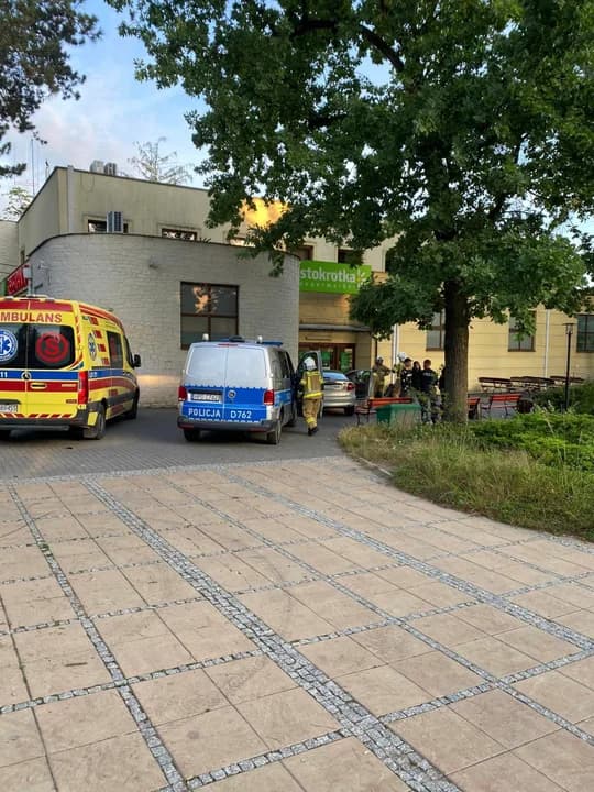 Nałęczów: Jazdę zakończyła...na ścianie sklepu