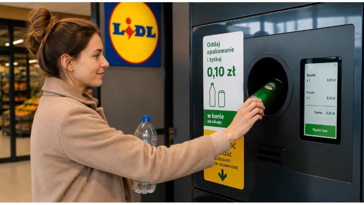 Lidl właśnie ogłosił ważną decyzję dotyczącą systemu kaucyjnego