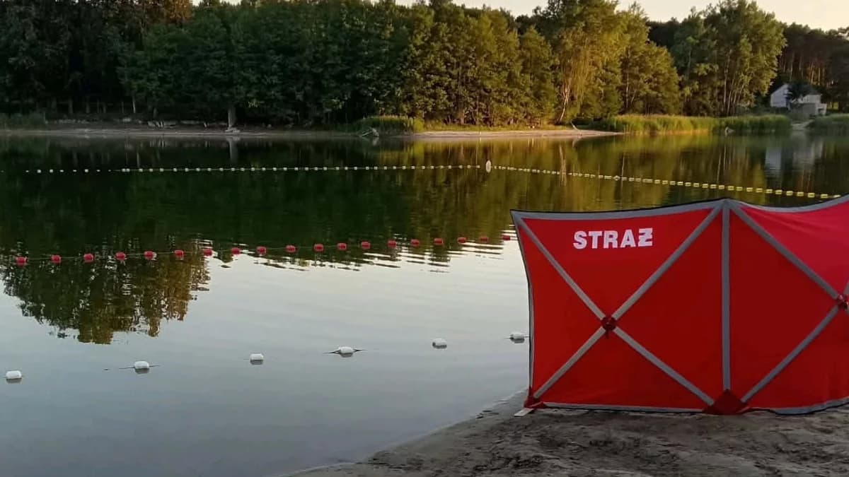 Tragedia nad podpłockim jeziorem! Nie żyje mężczyzna