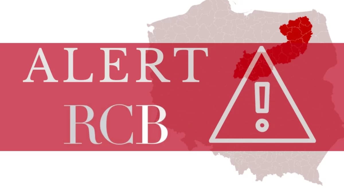 Alert RCB dla czterech województw. Pilne ostrzeżenie także dla woj. mazowieckiego!