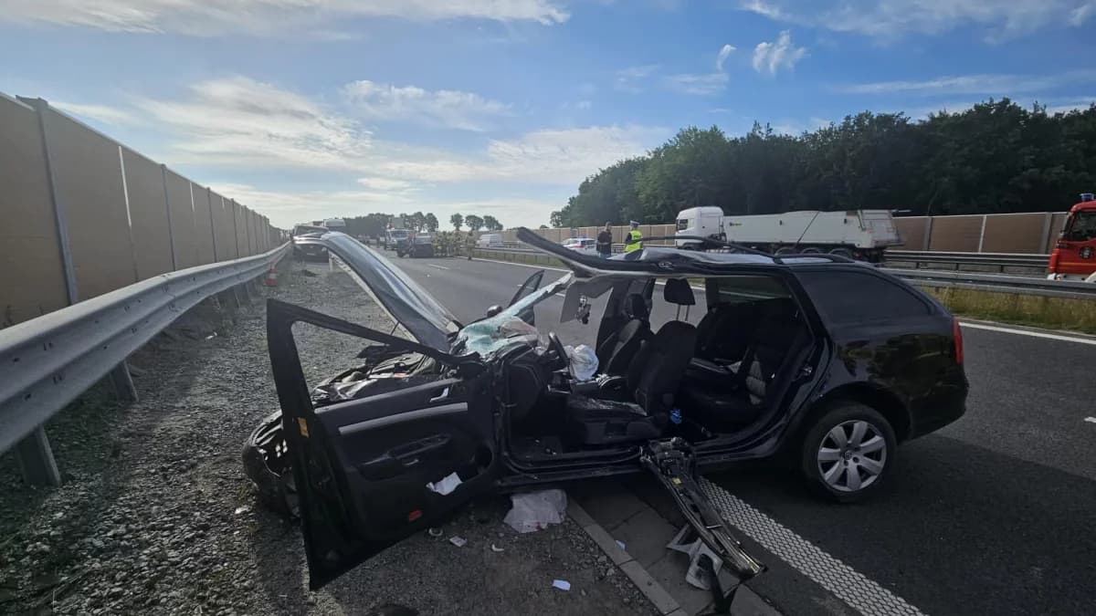 Wypadek w Pomorskiem. Dwie osoby w szpitalu
